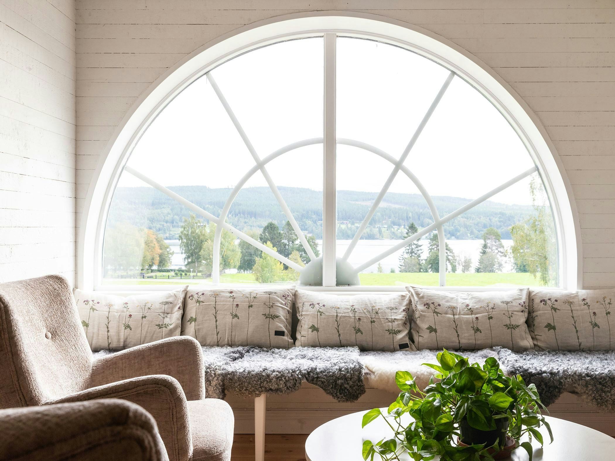 Magnificent views from a quiet corner in one of STF's beautiful accommodations.